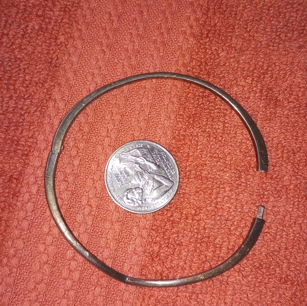 Pandora Wishbone Hinged 925 ALE Bangle Bracelet - Picture 3 of 8